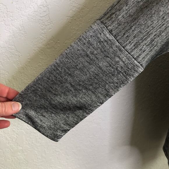 WHBM gray silver metallic v neck layered tunic top size Extra Small XS - Picture 13 of 16